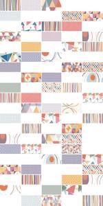 JUAL dPatchwork Roman Colore W63713